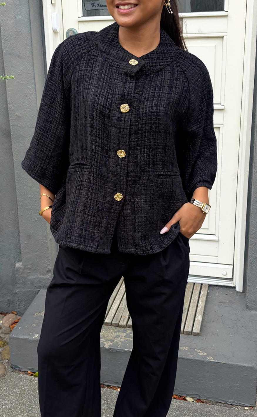 Say INA Copenhagen Cardigan - Kimmi - Black