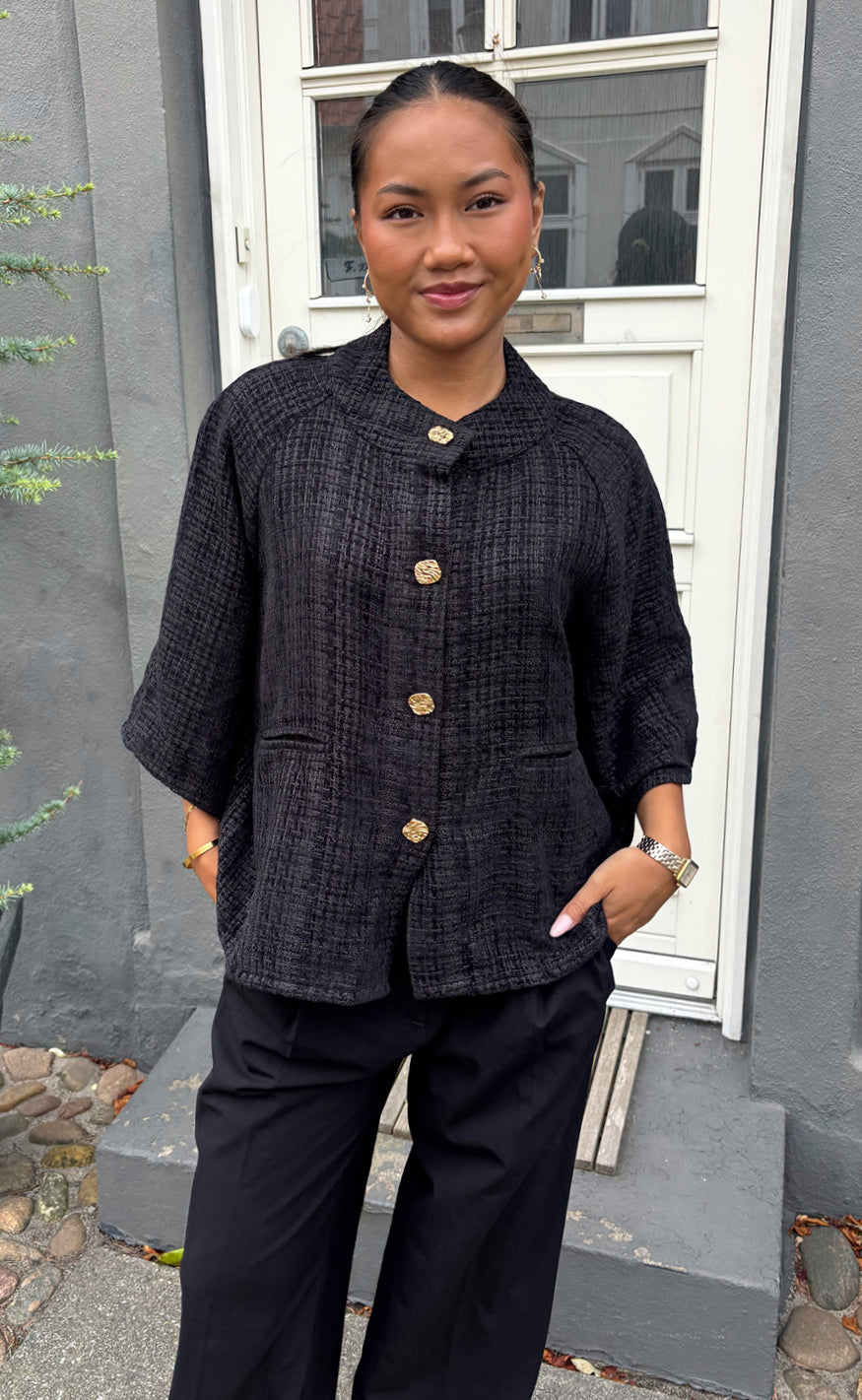 Say INA Copenhagen Cardigan - Kimmi - Black