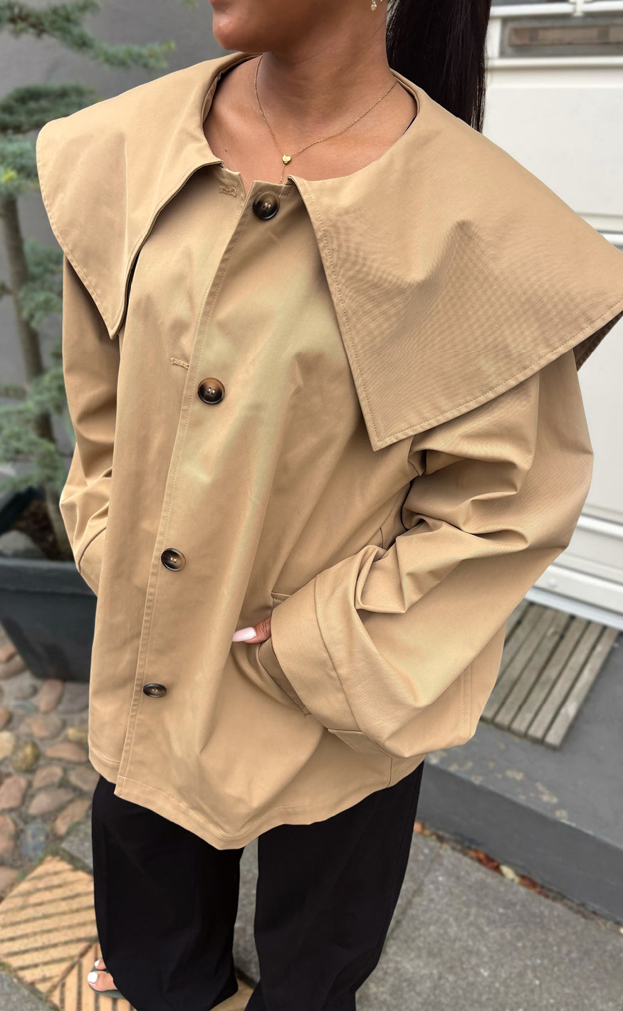 Say INA Copenhagen Trenchcoat - Florence - Camel