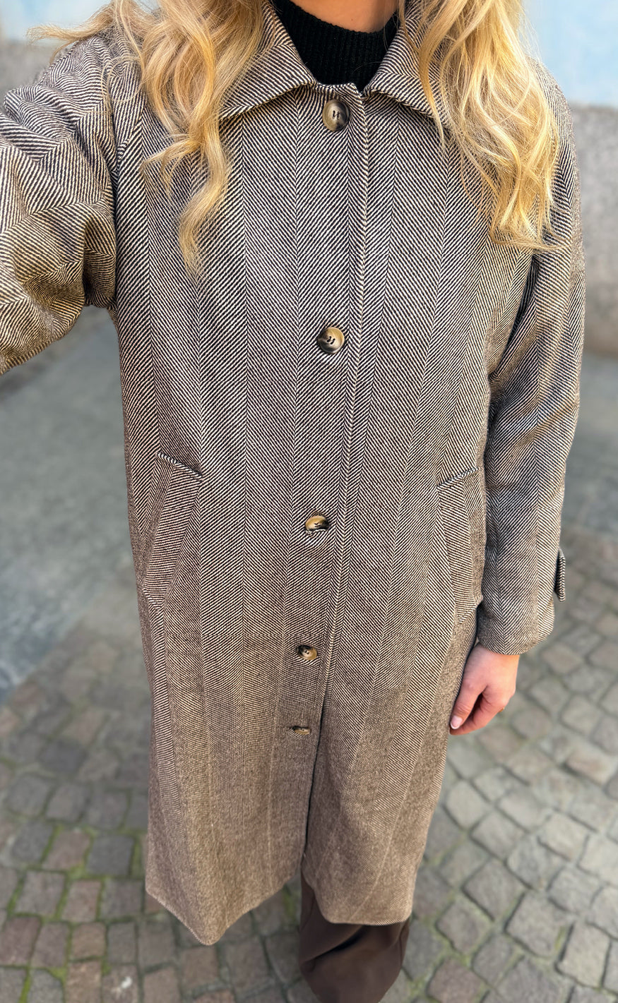 Say INA Copenhagen Kåpe - Vienna - Off White / Brown