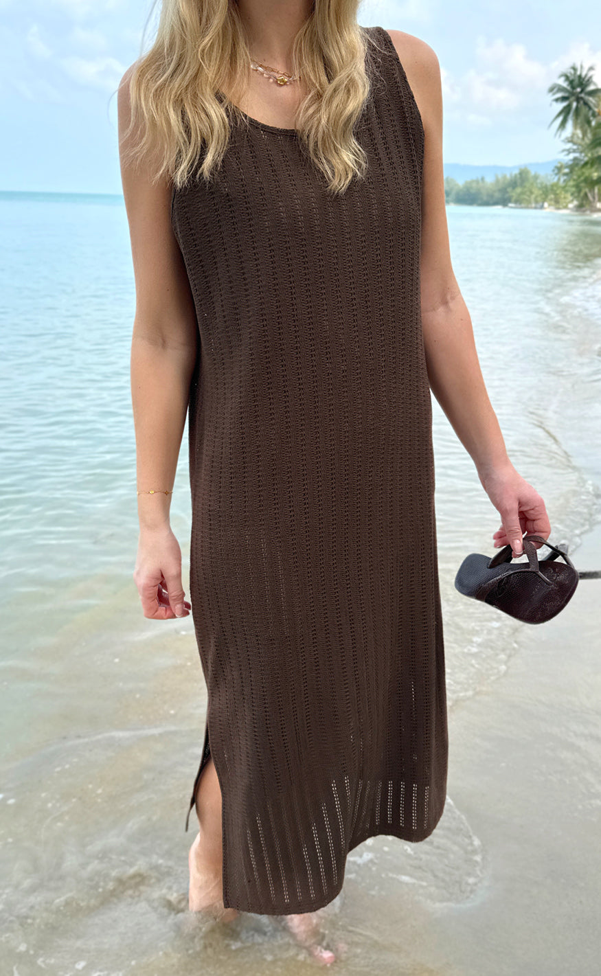 Say INA Copenhagen Kjole - Carolina Strap - Dark Brown