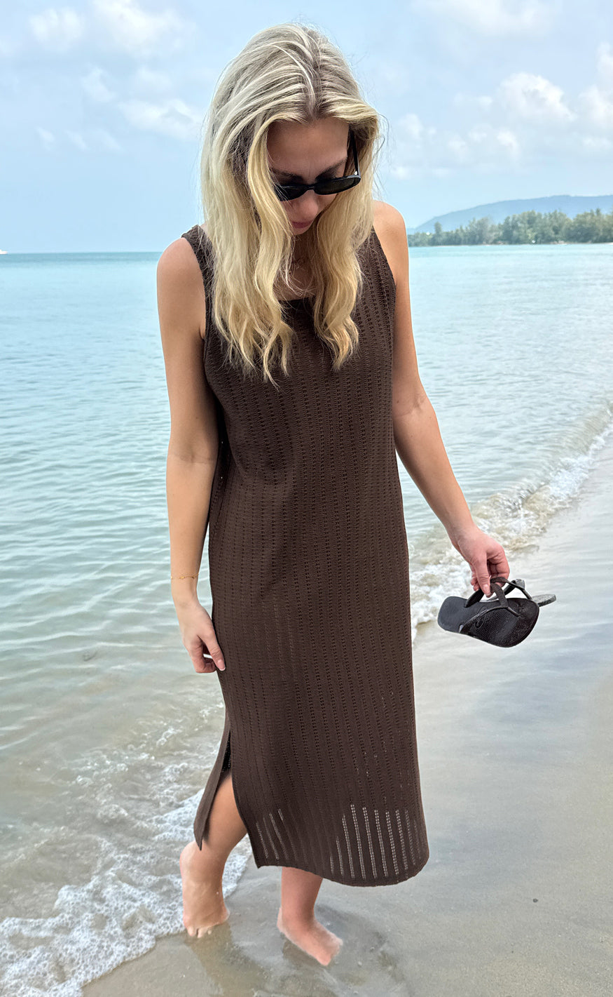 Say INA Copenhagen Kjole - Carolina Strap - Dark Brown