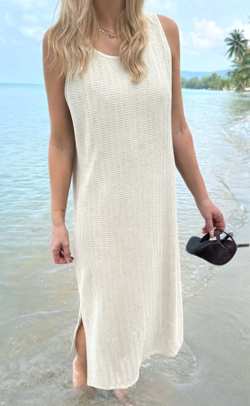 Say INA Copenhagen Kjole - Carolina Strap - Off White