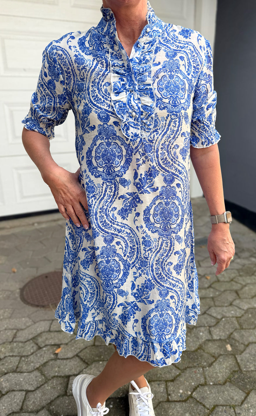 INA Copenhagen Kjole - Philine - Blue Paisley