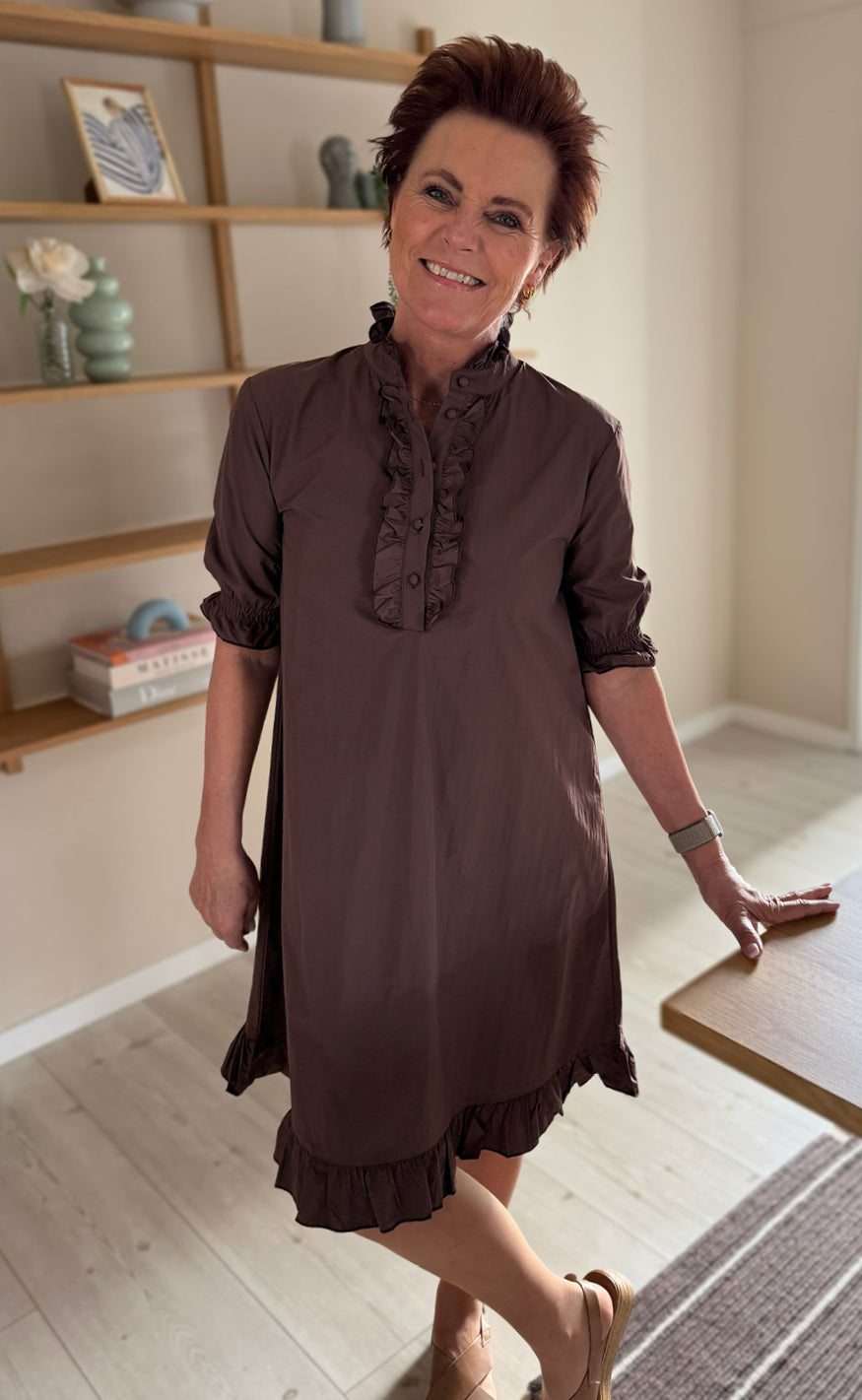 INA Copenhagen Kjole - Philine - Mocca