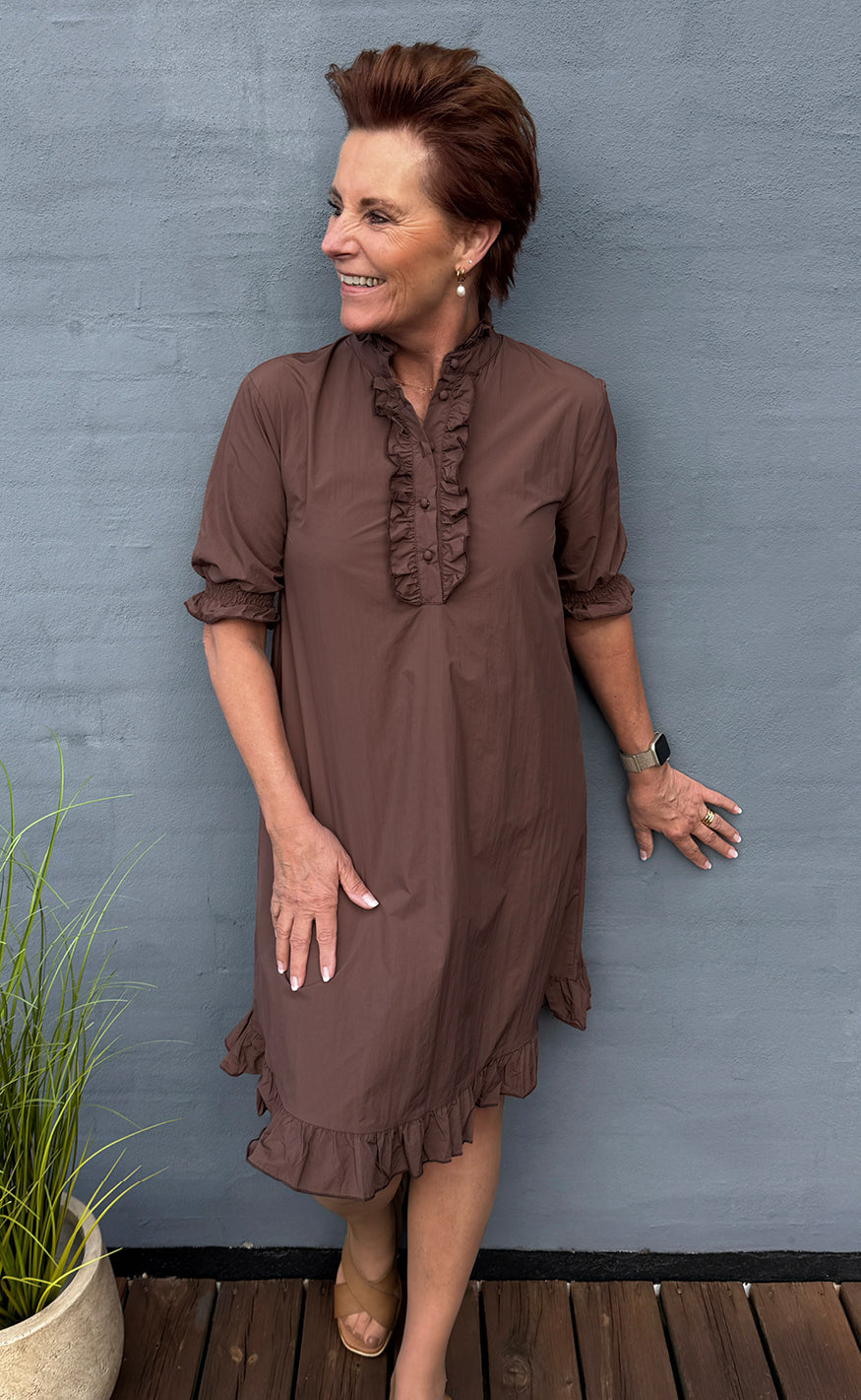 INA Copenhagen Kjole - Philine - Mocca