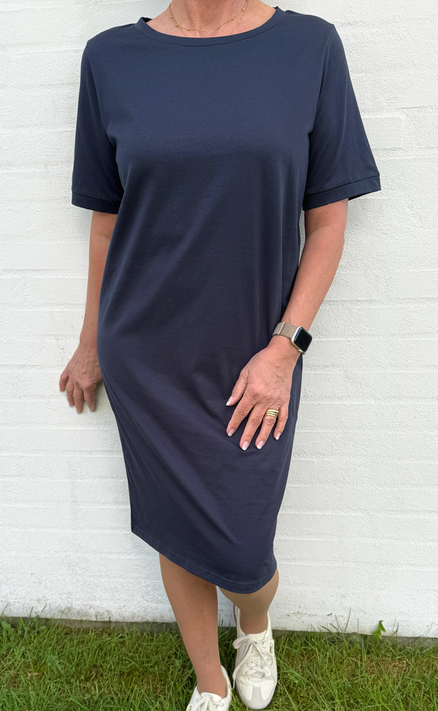 INA Copenhagen Kjole - Alva - Navy Blue
