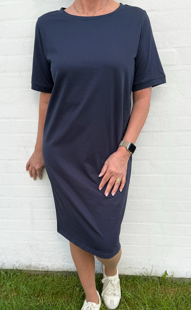 INA Copenhagen Kjole - Alva - Navy Blue