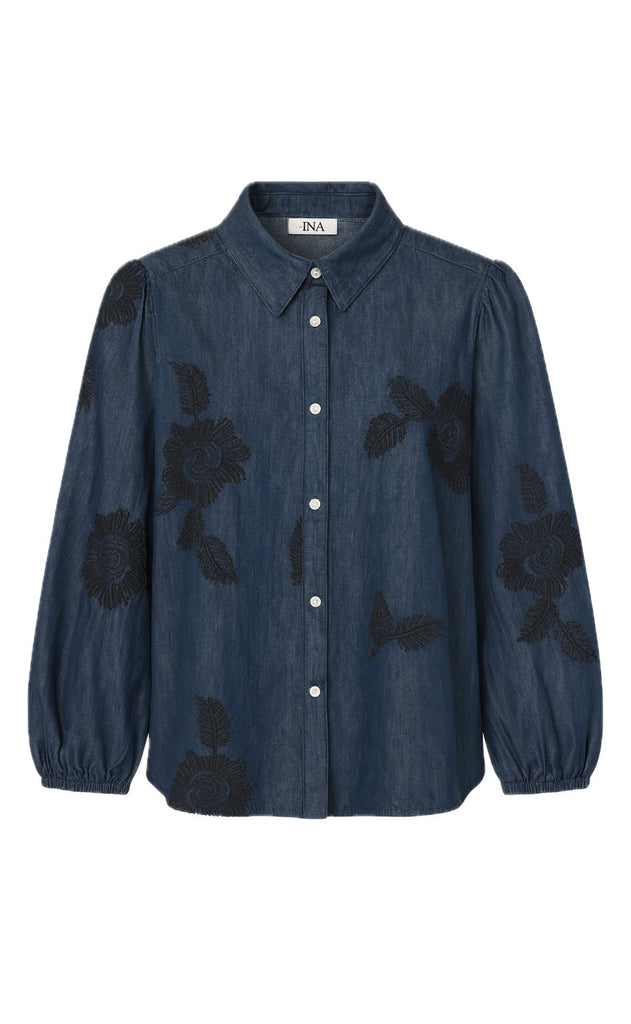 Say INA Copenhagen Skjorte - Jessi - Denim Blue