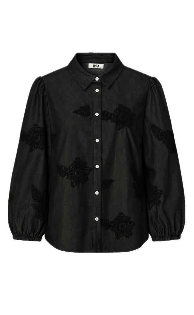 Say INA Copenhagen Skjorte - Jessi - Black Denim