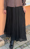 Say INA Copenhagen Skjørt - Kammi Plisse - Black