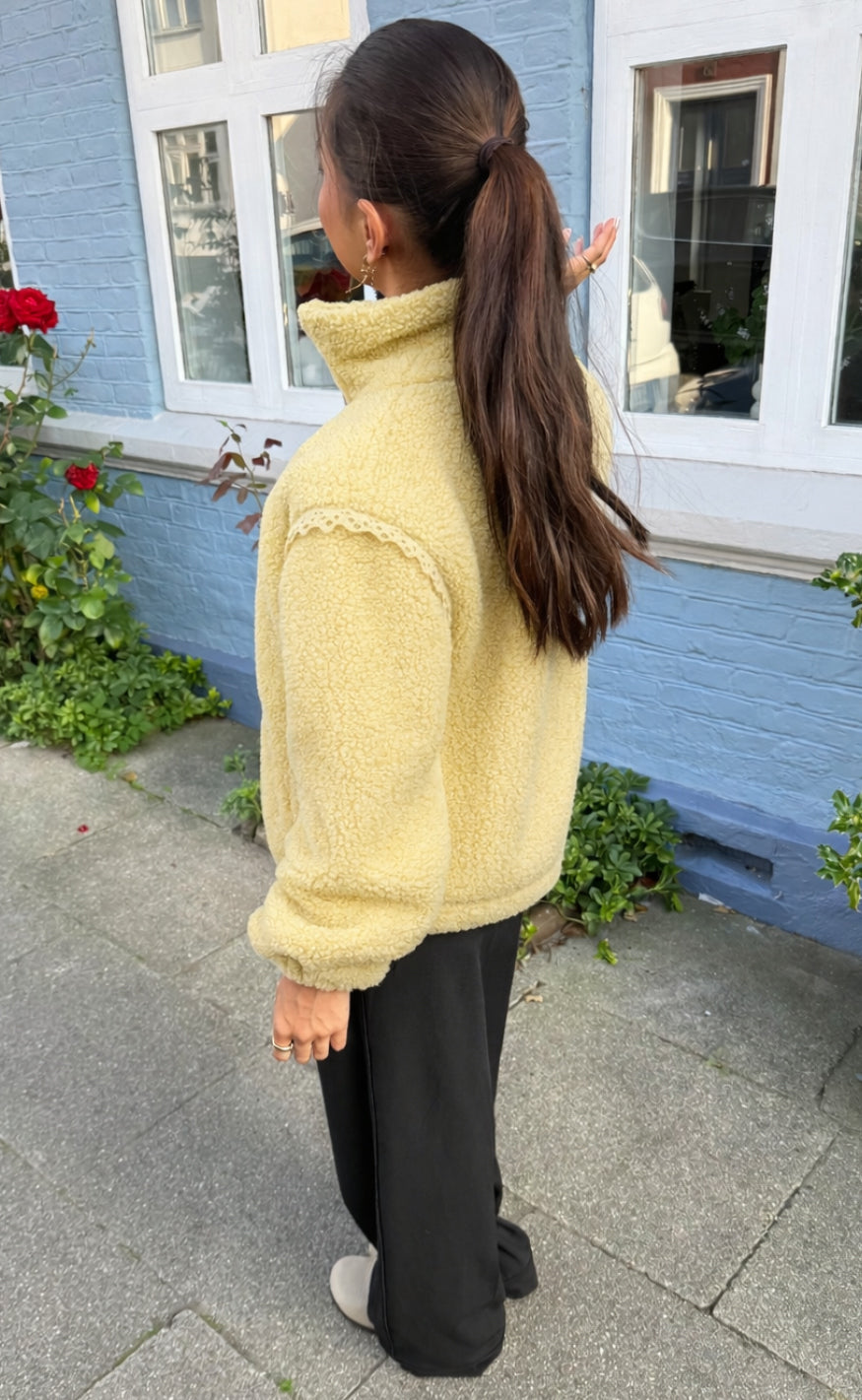 Say INA Copenhagen Fleece Jakke - Fia - Yellow
