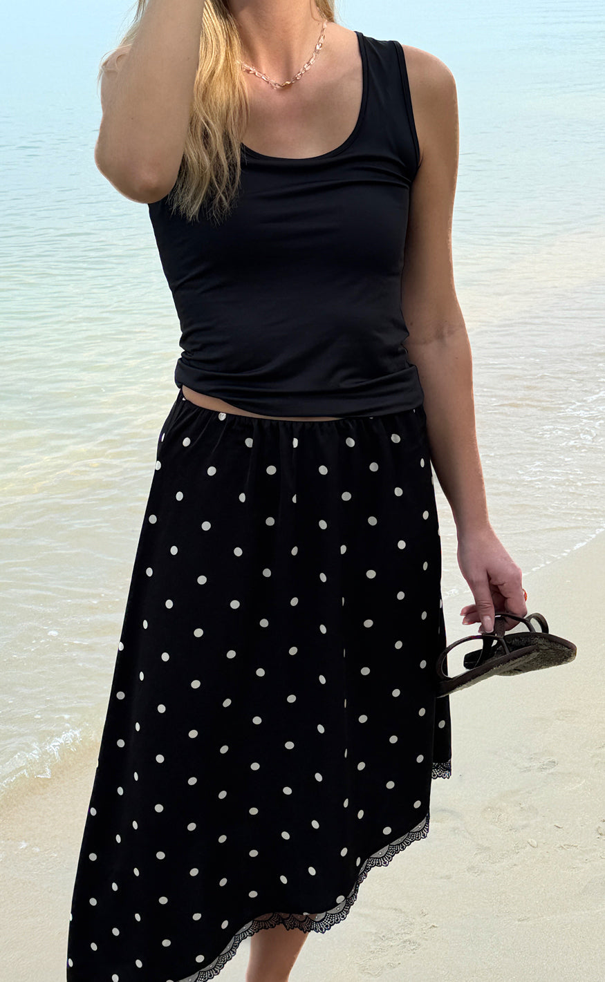 Say INA Copenhagen Topp - Jasmin - Black