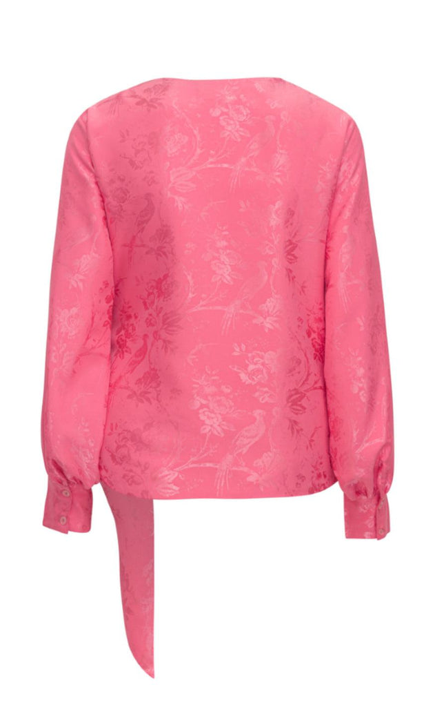 Karmamia Copenhagen Bluse - Ines - Provence Jacquard Pink