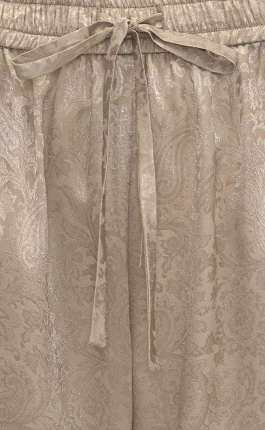 Karmamia Copenhagen Bukser - Cora - Pearl Paisley Jacquard