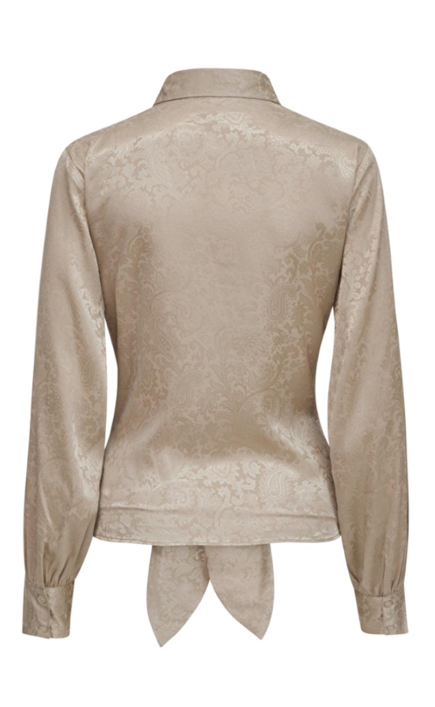Karmamia Copenhagen Skjorte - Lee - Pearl Paisley Jacquard