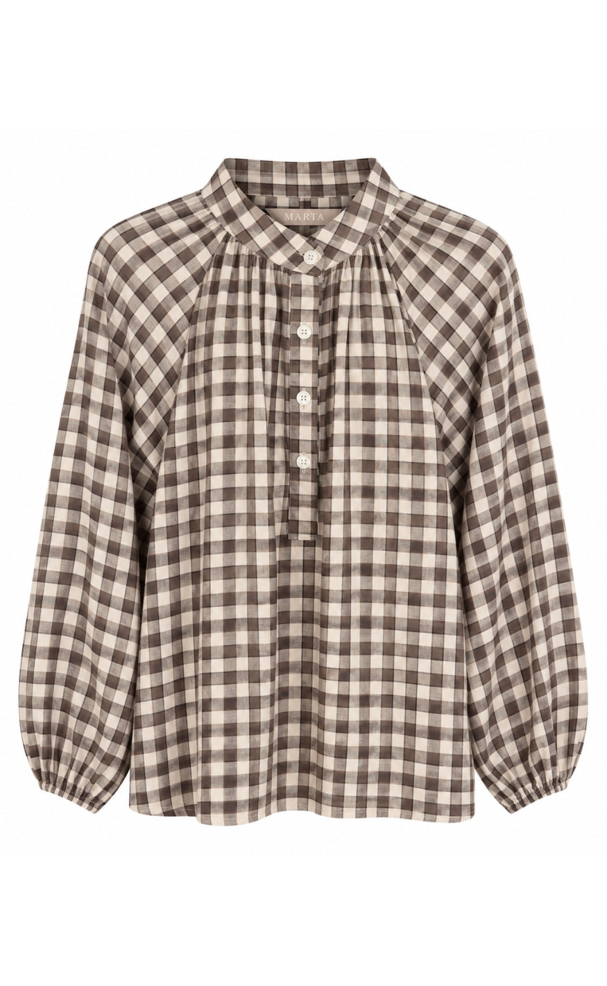 Marta Du Chateau Bluse - Zephyr - Brown6