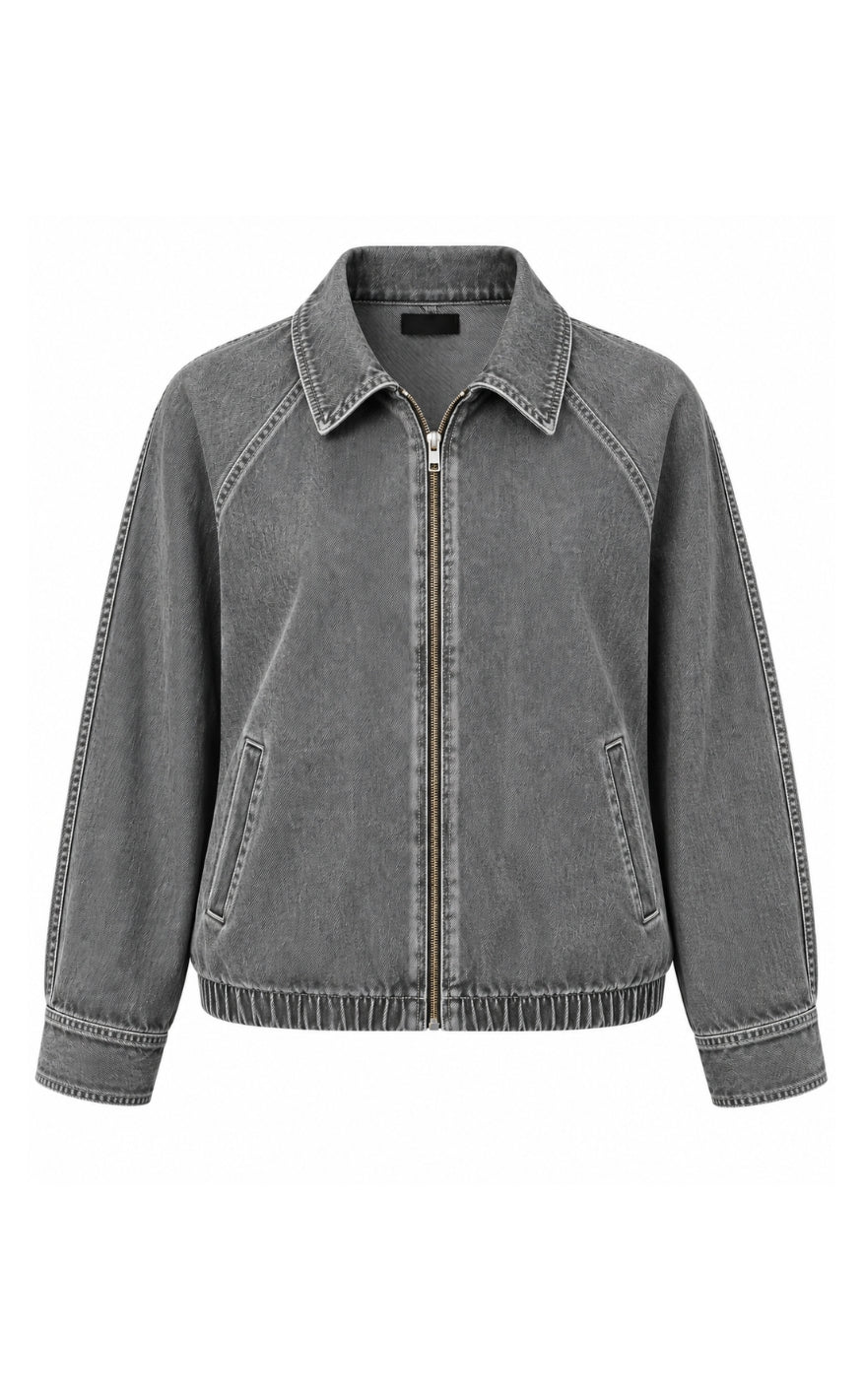 Say INA Copenhagen Jakke - Gabby Bomber - Denim Grey