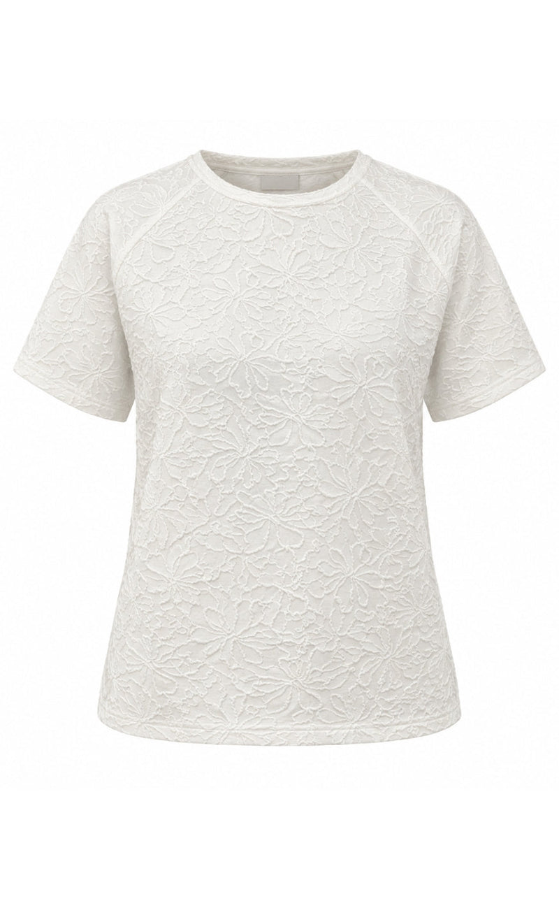 Say INA Copenhagen T-shirt - Honey - White Flowers