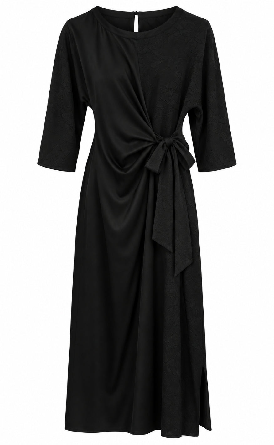 Say INA Copenhagen Kjole - Alina Tie - Black