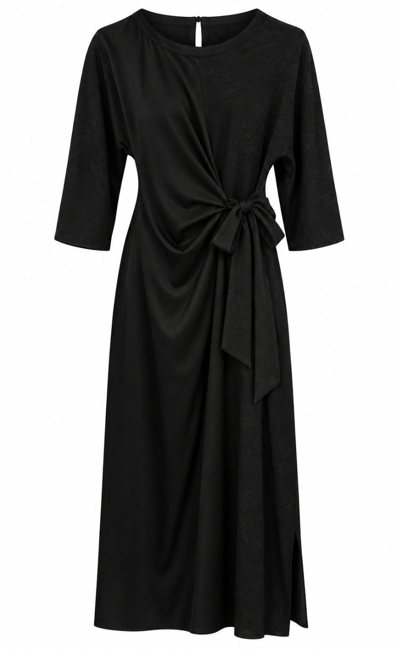 Say INA Copenhagen Kjole - Alina Tie - Black