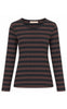 Marta Du Chateau Bluse - Begonia - Black/Moro