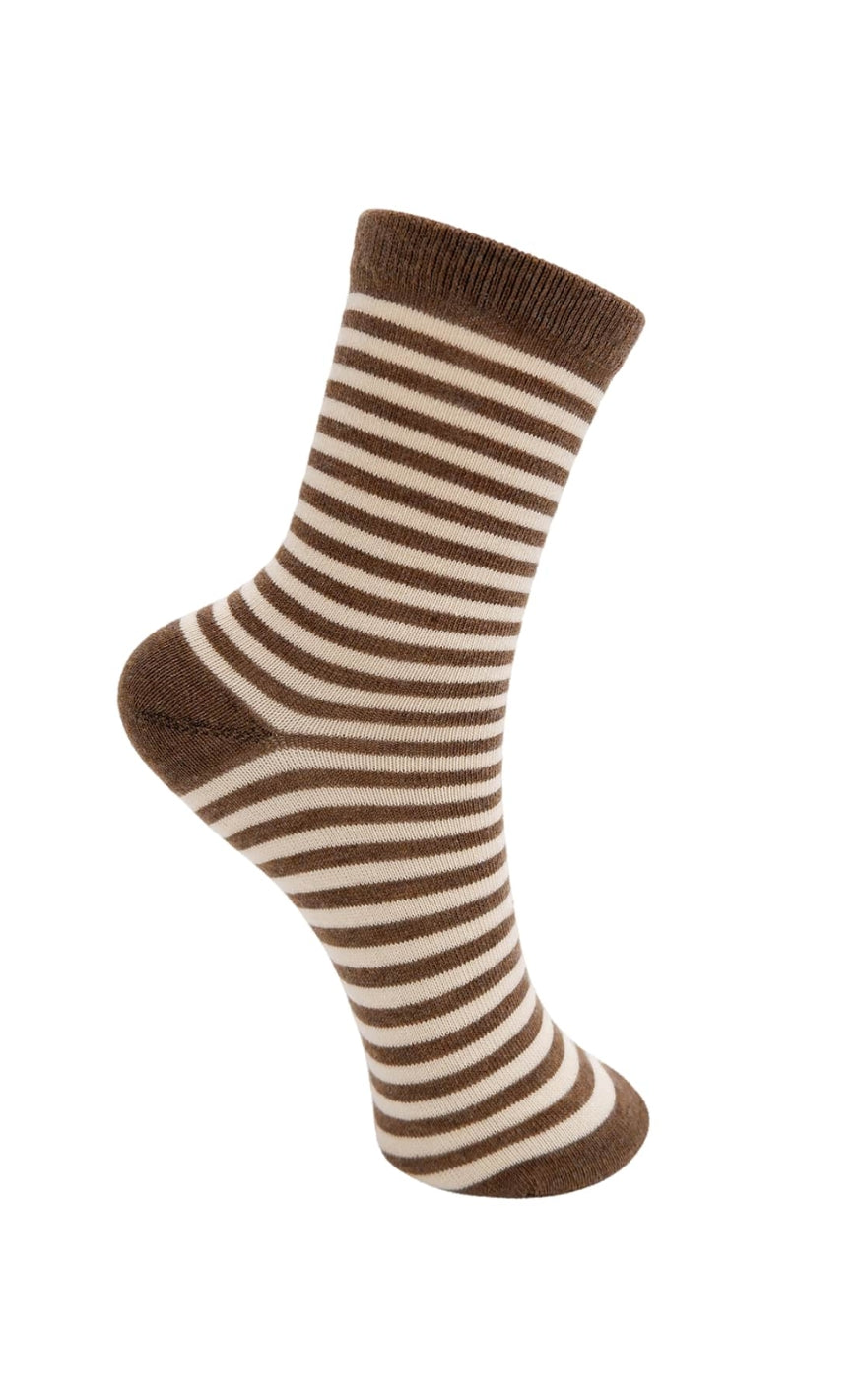 Black Colour Strømper - Marissa - Coffee