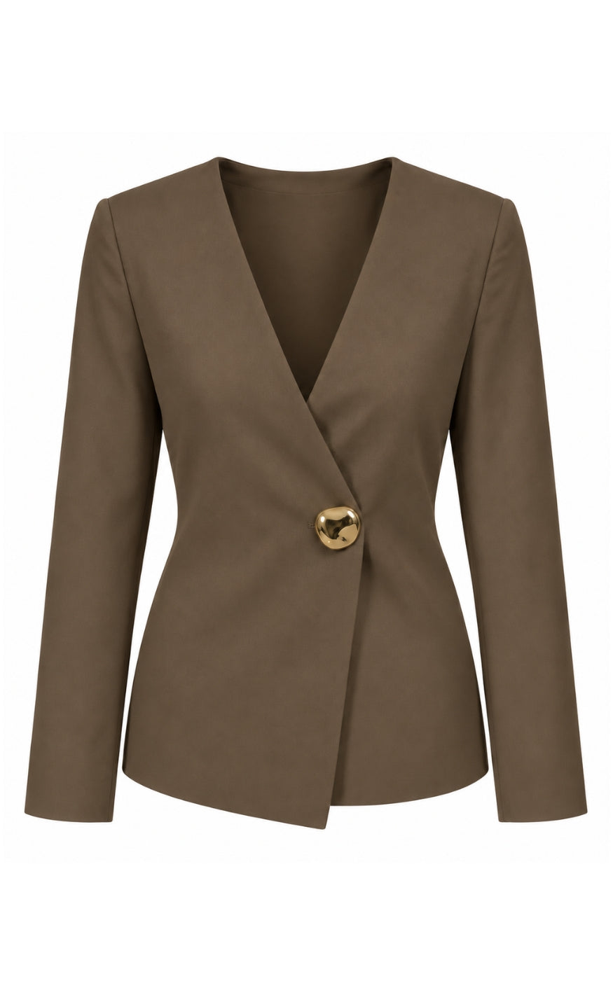 Say INA Copenhagen Blazer - Elara - Dark Brown