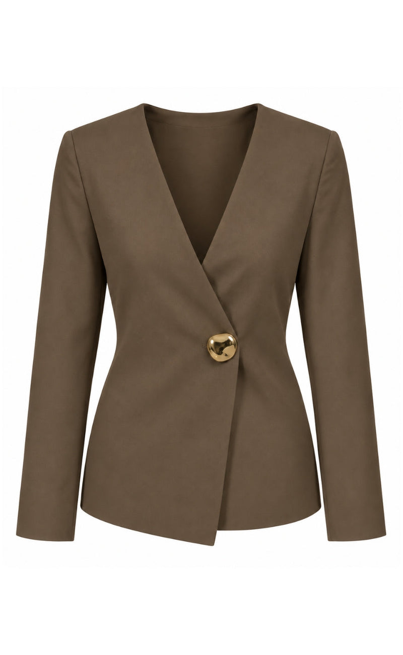 Say INA Copenhagen Blazer - Elara - Dark Brown