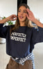 Continue Sweatshirt - Sissie - Navy Blue