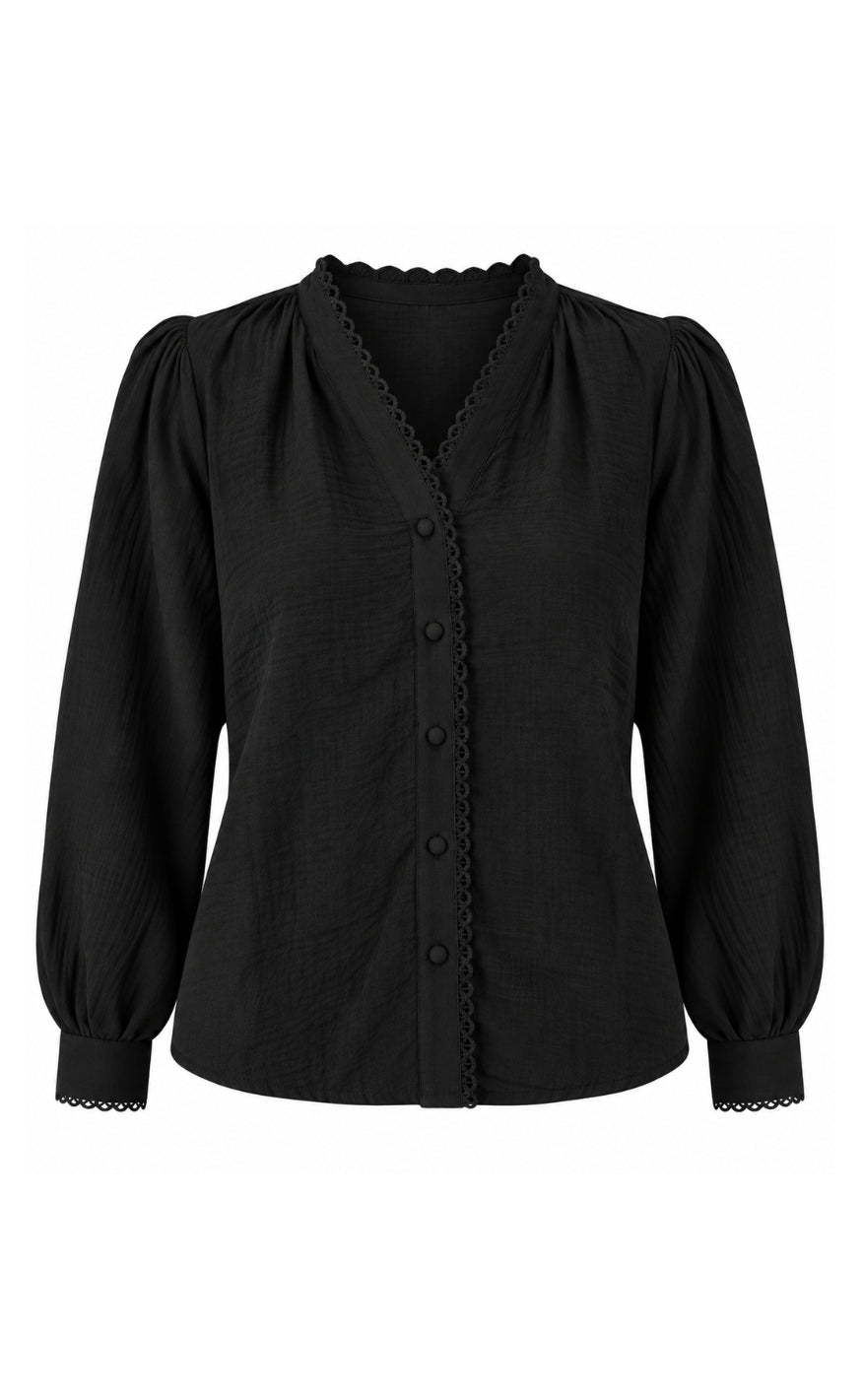 Say INA Copenhagen Skjorte - Bliss - Black