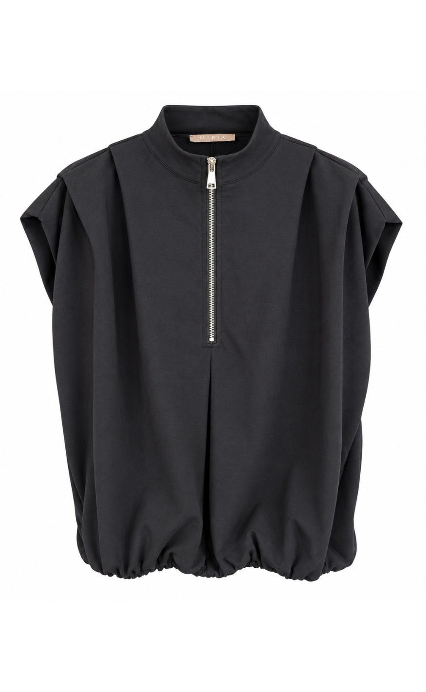 Marta Du Chateau Vest - Daylight - Black