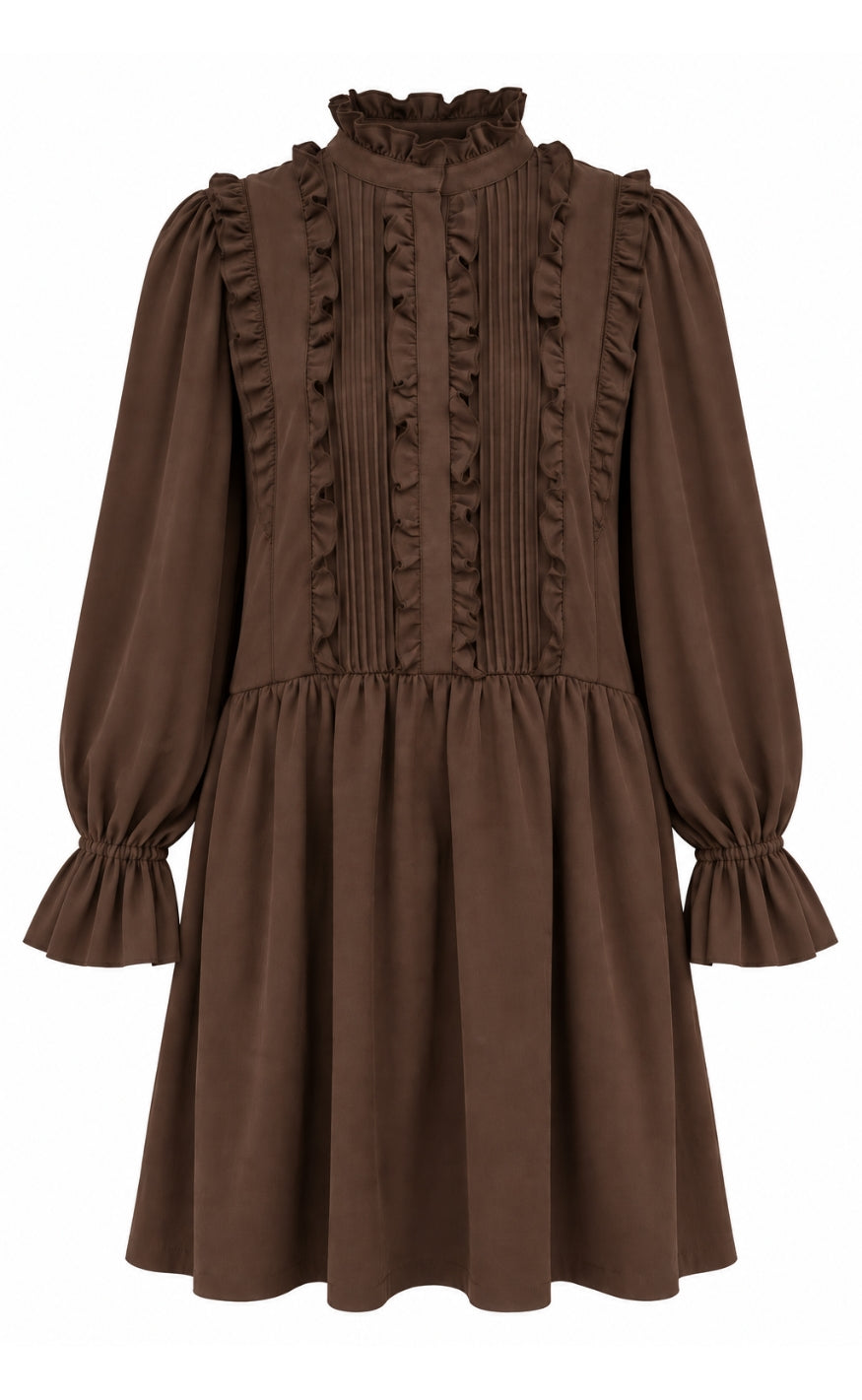 Say INA Copenhagen Kjole - Marlon - Dark Brown