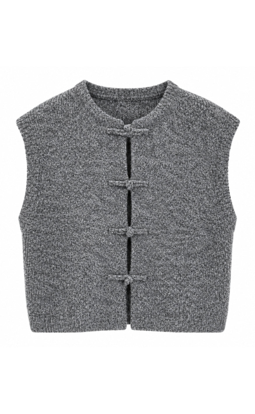 Marta Du Chateau Vest - Celestia - Dark Grey