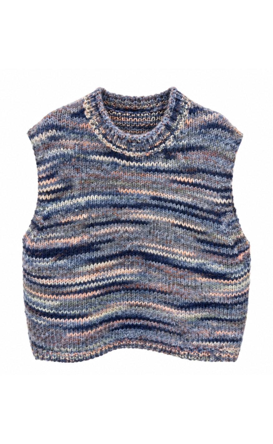 Marta Du Chateau Vest - Amaryllis - Blue