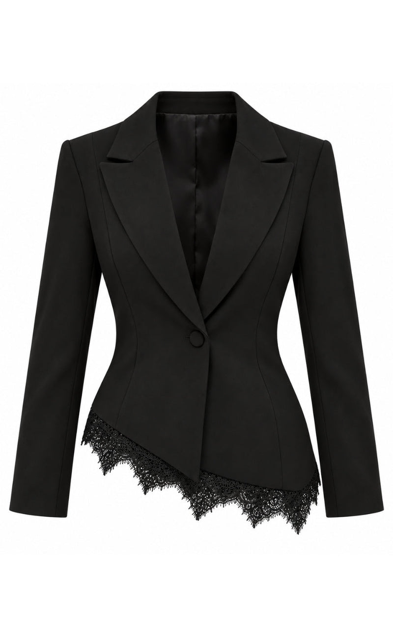Say INA Copenhagen Blazer - Soleia Asymmetrical - Black