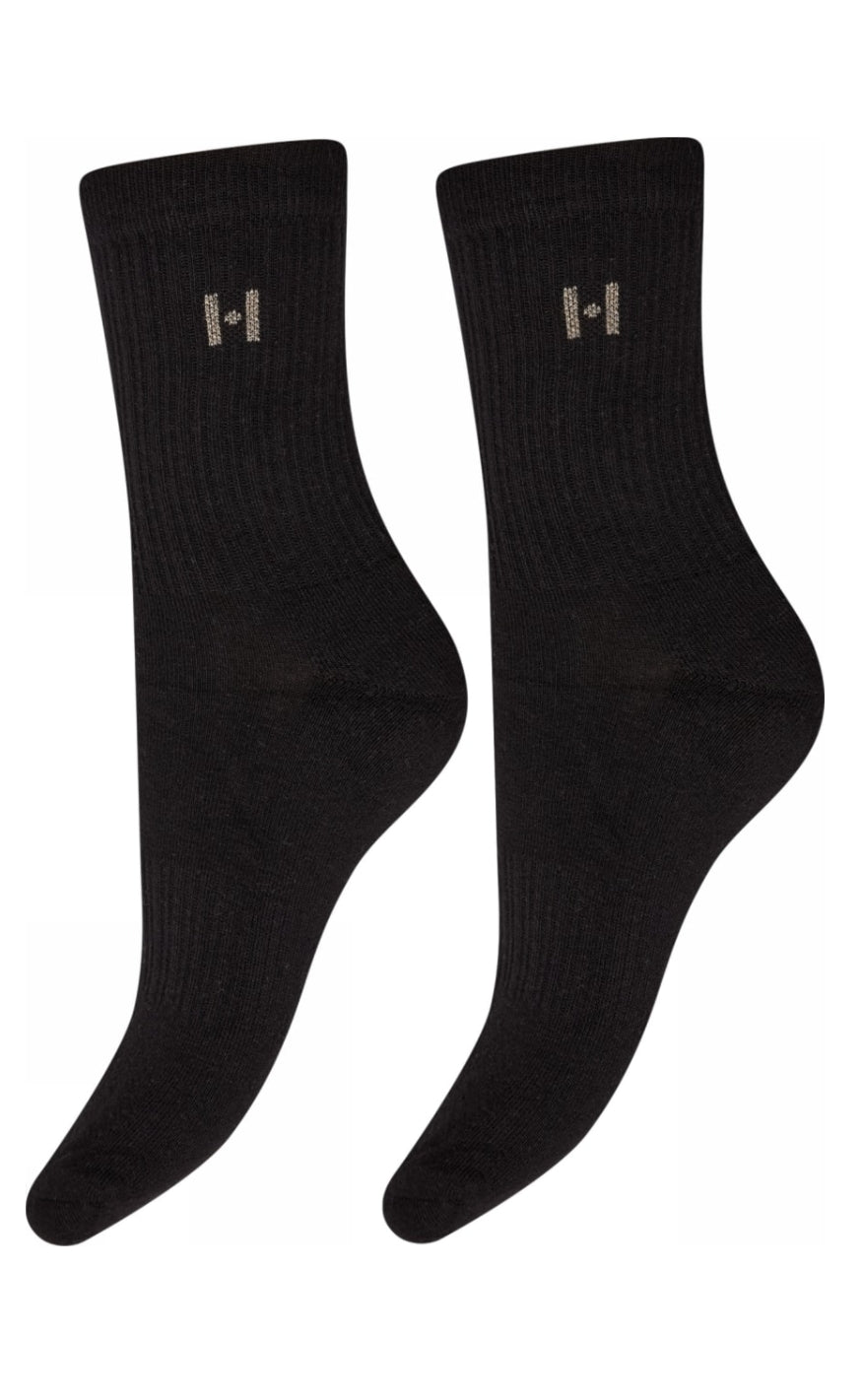 Hype The Detail Strømper - Tennis Logo 2 Pack - Black