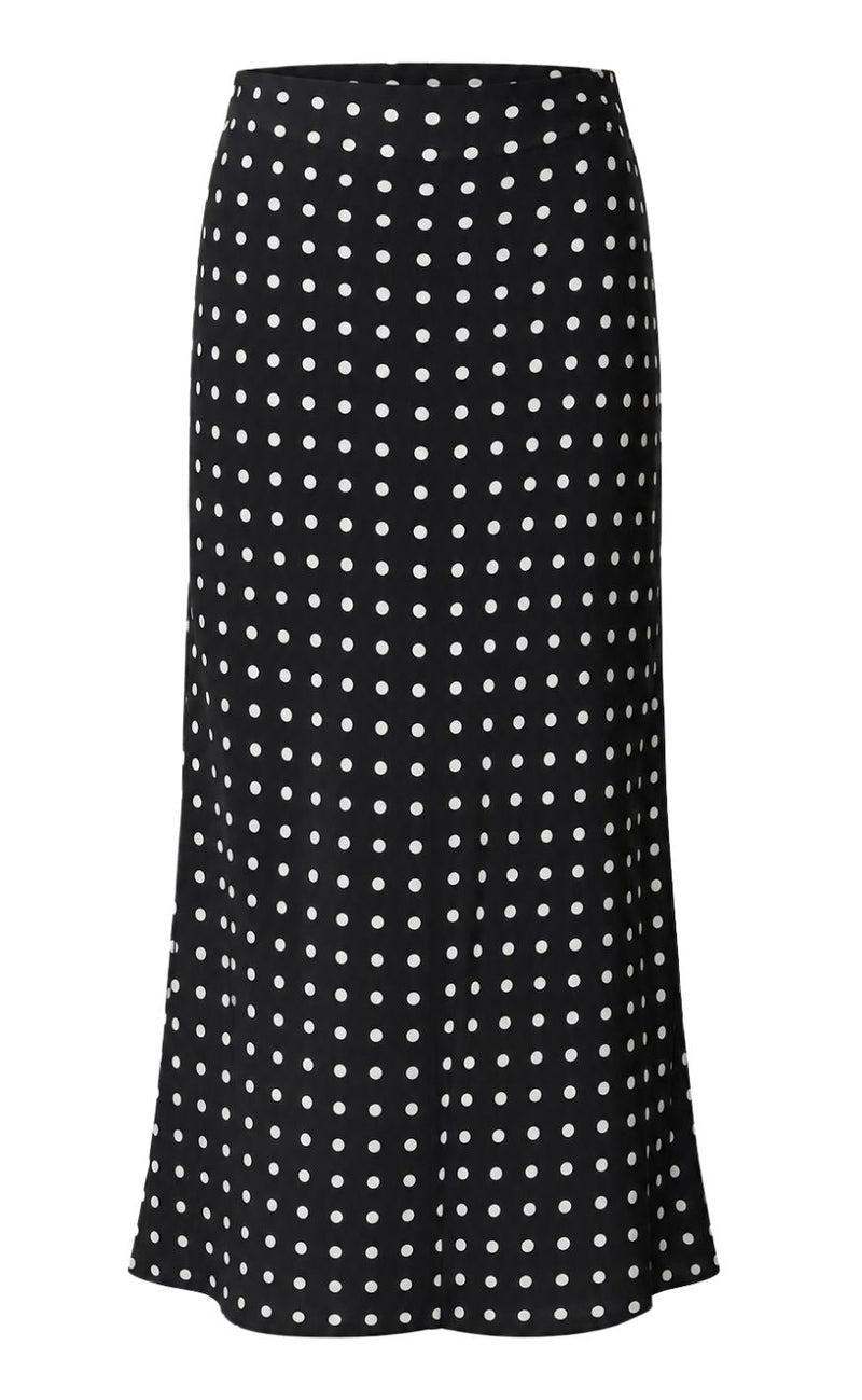 Say INA Copenhagen Skjørt - Juliane - Black w. White Dots
