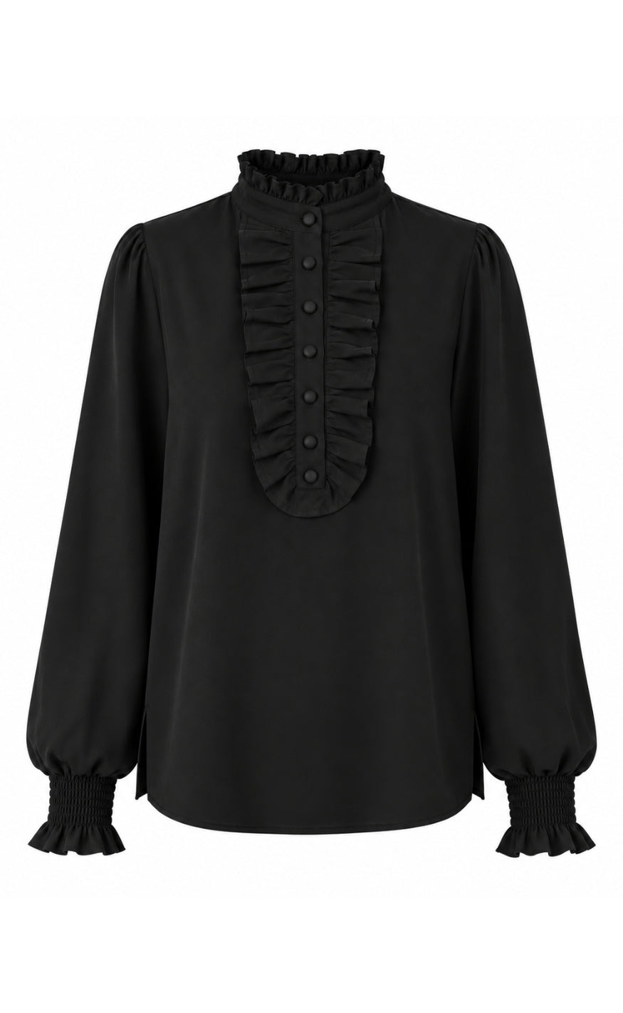 Say INA Copenhagen Skjorte - Cami Chiffon - Black Chiffon