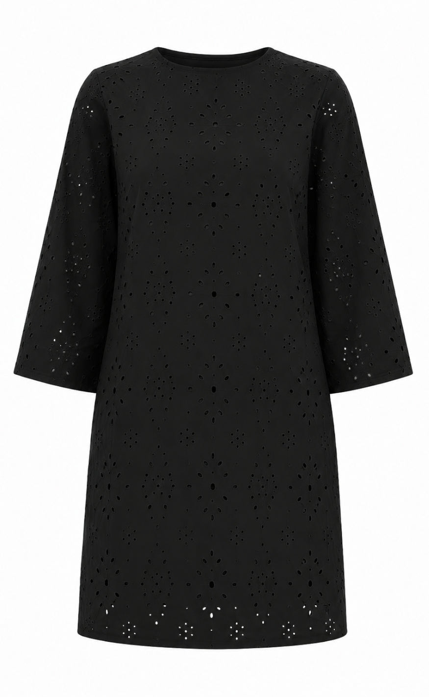 Say INA Copenhagen Kjole - Blake - Black w. Embroidery