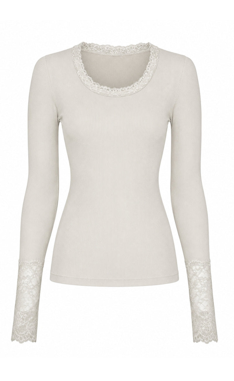 Tim & Simonsen Bluse - Frida Lace - Ivory