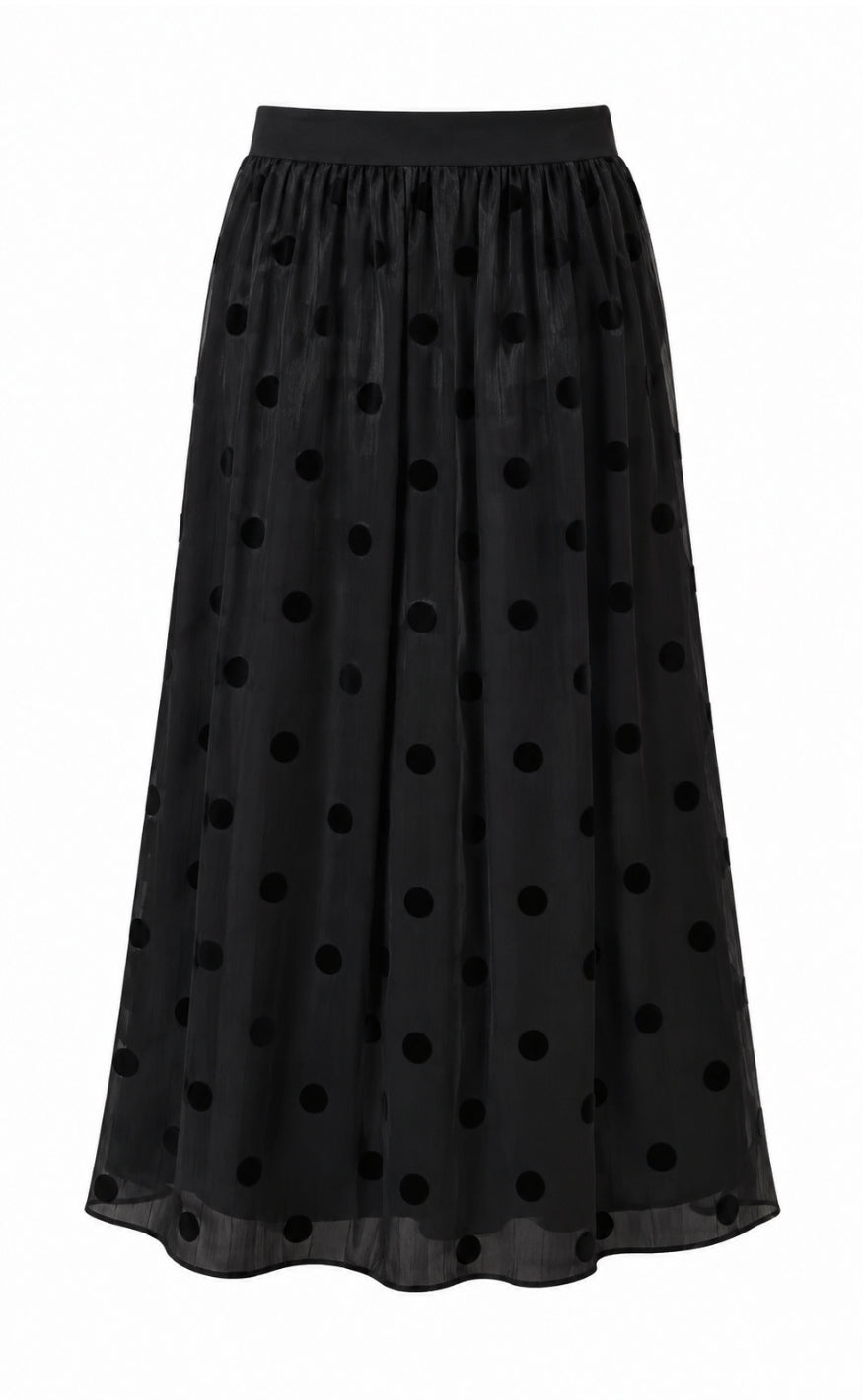 Say INA Copenhagen Skjørt - Lucia - Black w. Black Dots