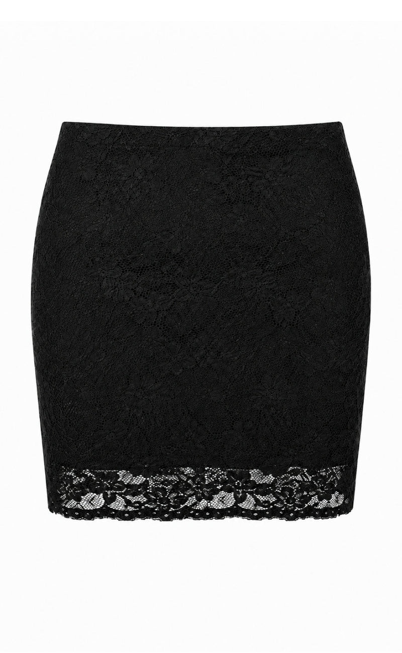 Say INA Copenhagen Skjørt - Linda Short - Black Lace