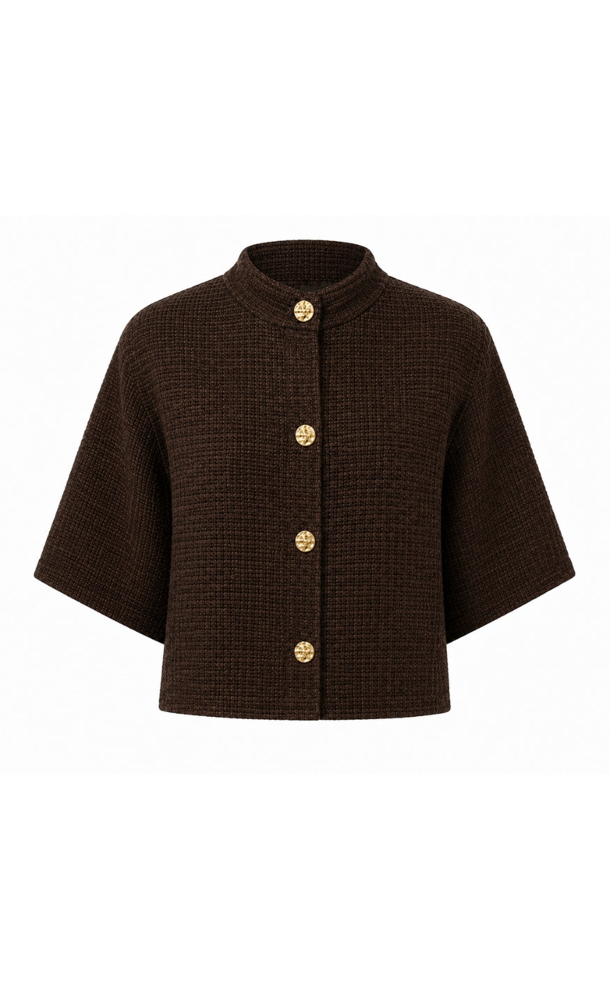 Say INA Copenhagen Cardigan - Kimmi - Brown