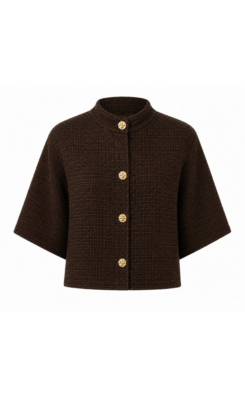 Say INA Copenhagen Cardigan - Kimmi - Brown