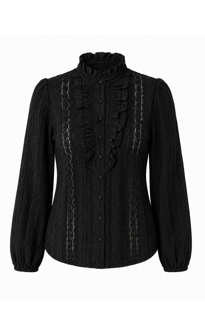 Say INA Copenhagen Bluse - Briya - Black
