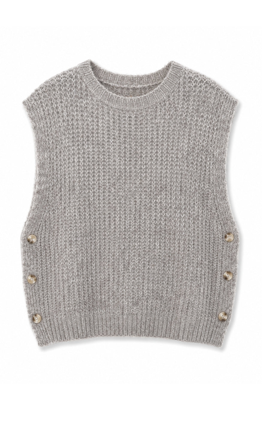 Marta Du Chateau Vest -  Coast - Fango Melange