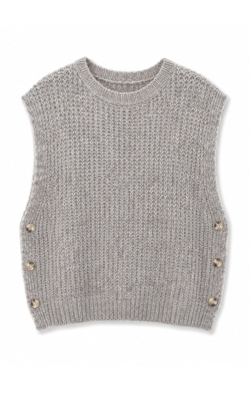 Marta Du Chateau Vest -  Coast - Fango Melange