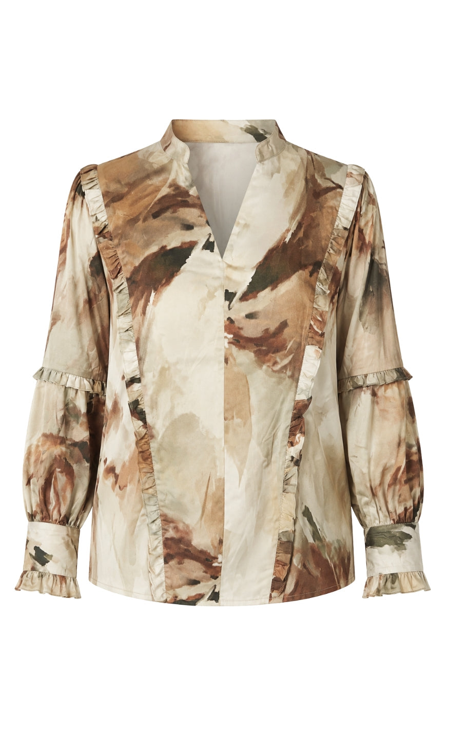 Say INA Copenhagen Skjorte - Eliana - Sage Sand