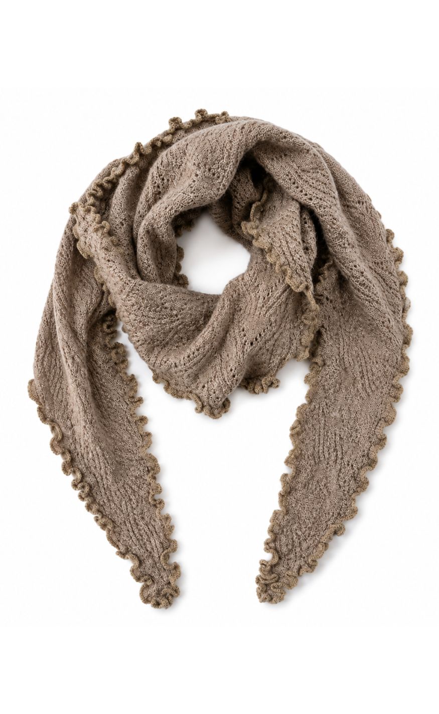 Say INA Copenhagen Skjerf - Blossom - Latte